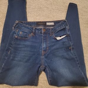 High waisted jeggings